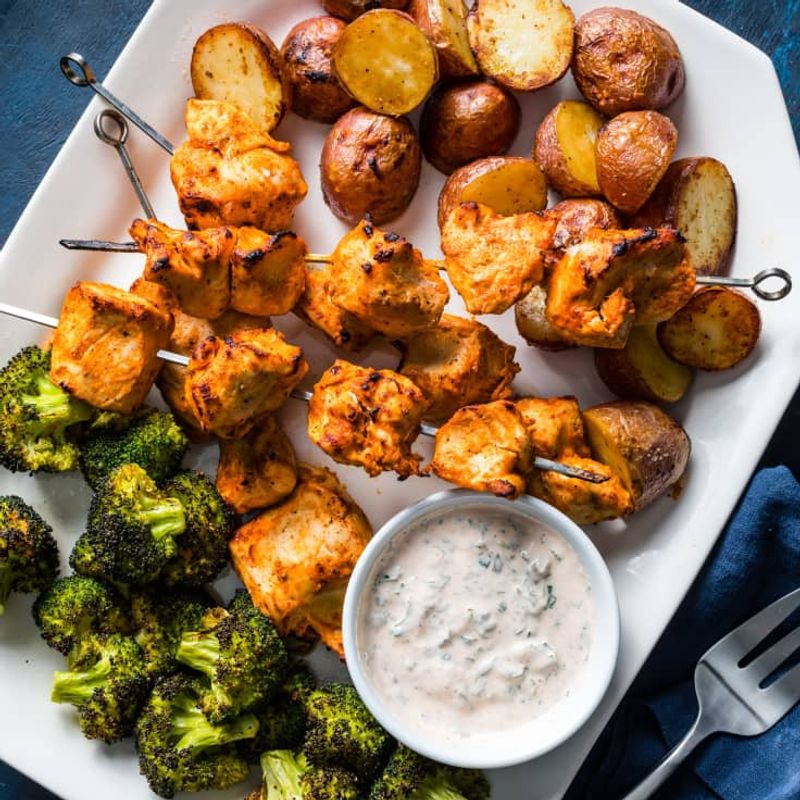 Chicken & Potato Kabobs
