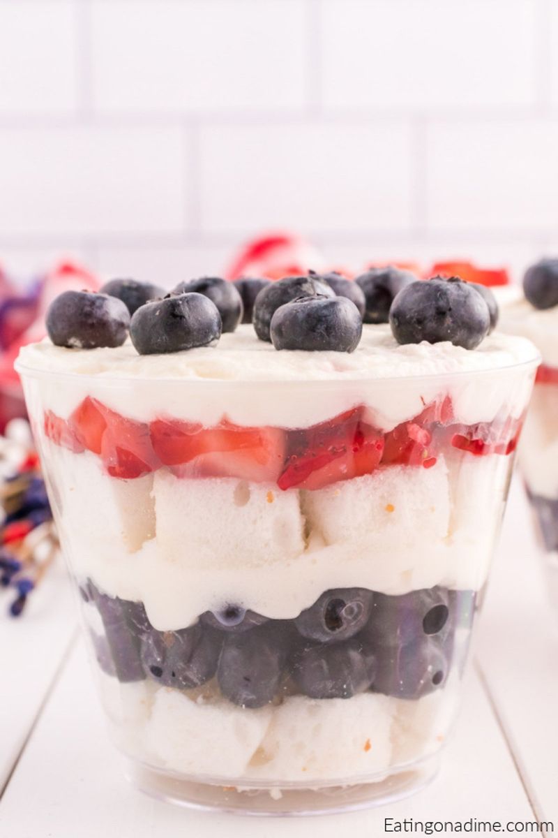Red, White & Blueberry Cups