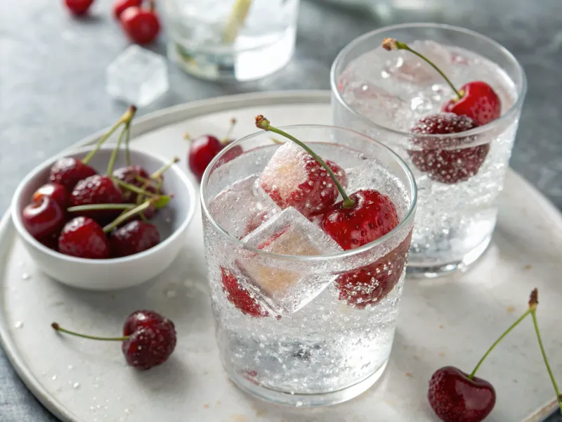 Cherry Ice Cube Enhancements