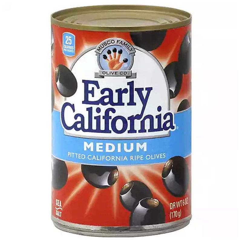 Early California Ripe Pitted Olives