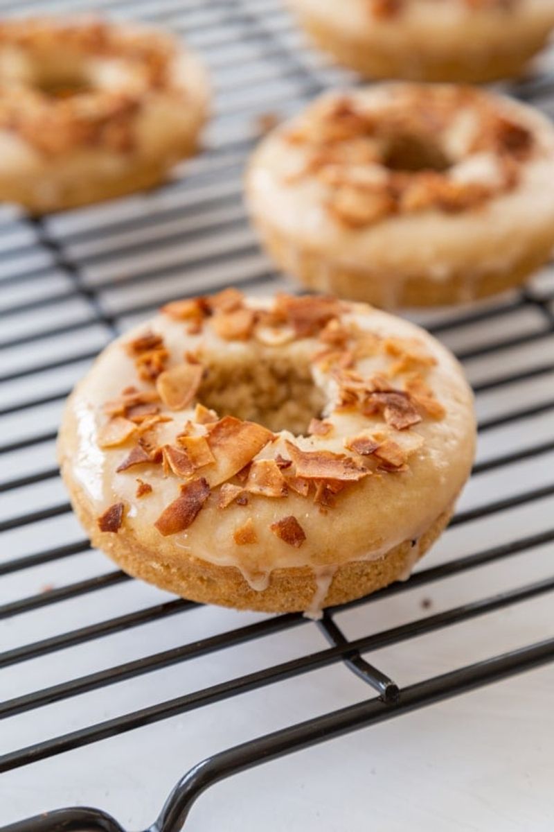 Vegan Maple-Bacon Donuts (With Coconut Bacon)