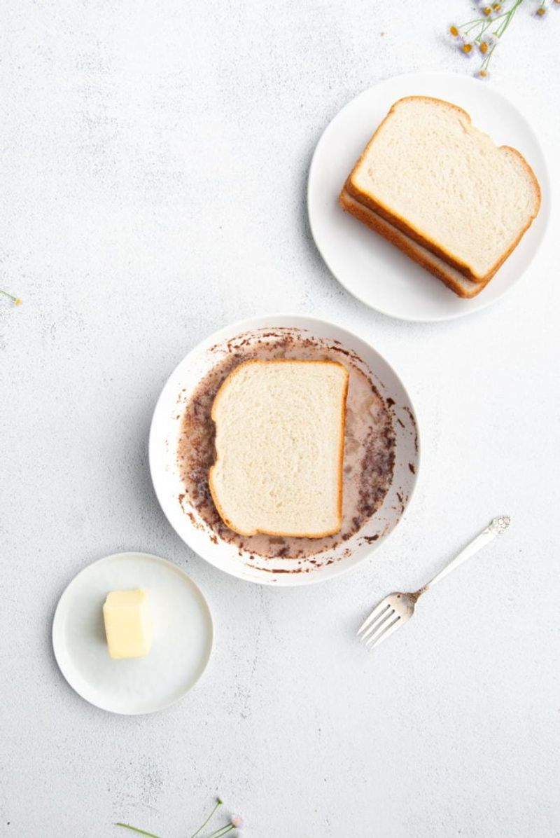 White Toast with Butter