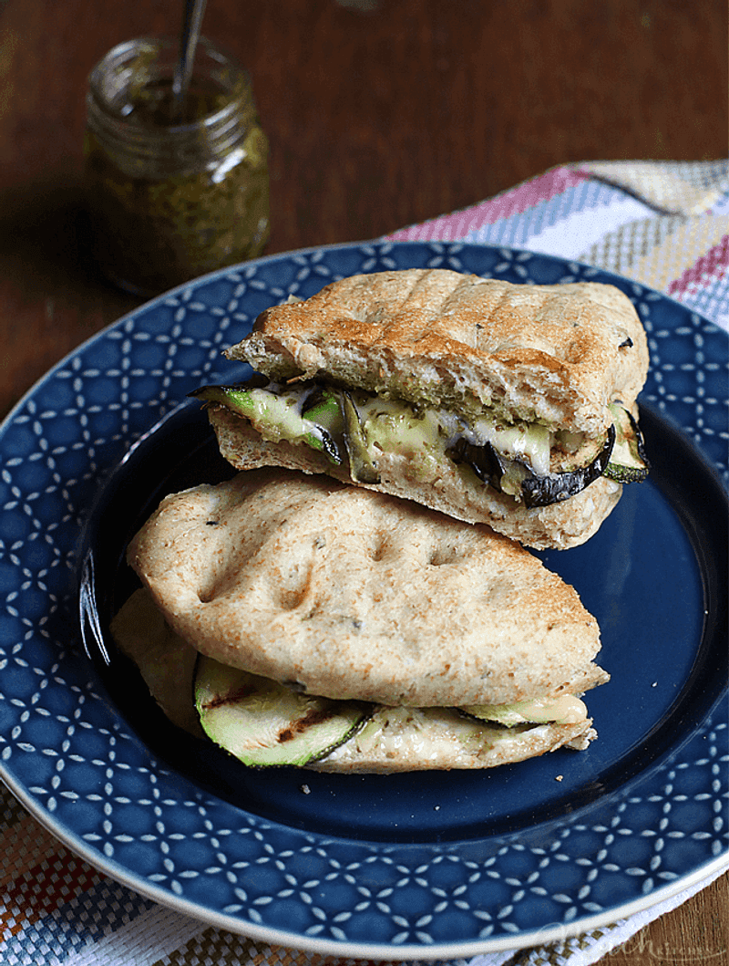 Zucchini & Eggplant Panini