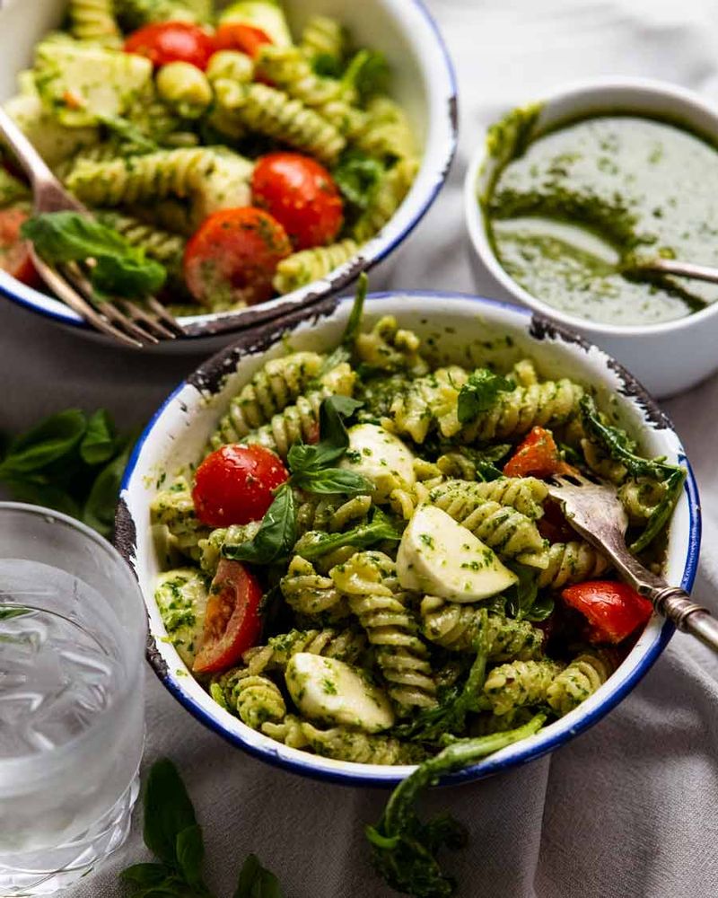 Pesto Pasta Salad Without Enough Pesto