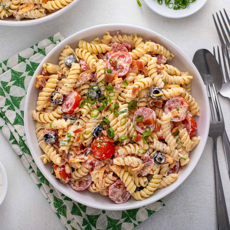 Bacon Ranch Pasta Salad