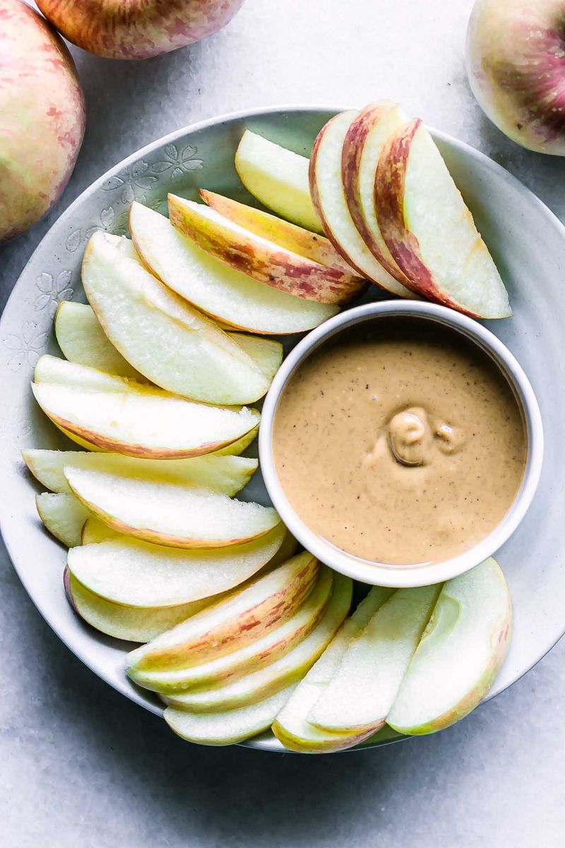 Nut Butter on Apple Slices
