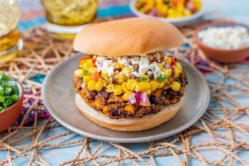 Corn & Black Bean Burger
