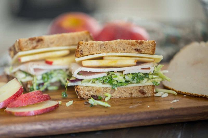 Turkey Apple Slaw Sandwich
