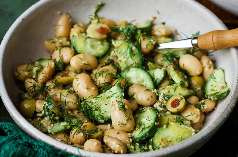Chicken and White Bean Salad with Dill