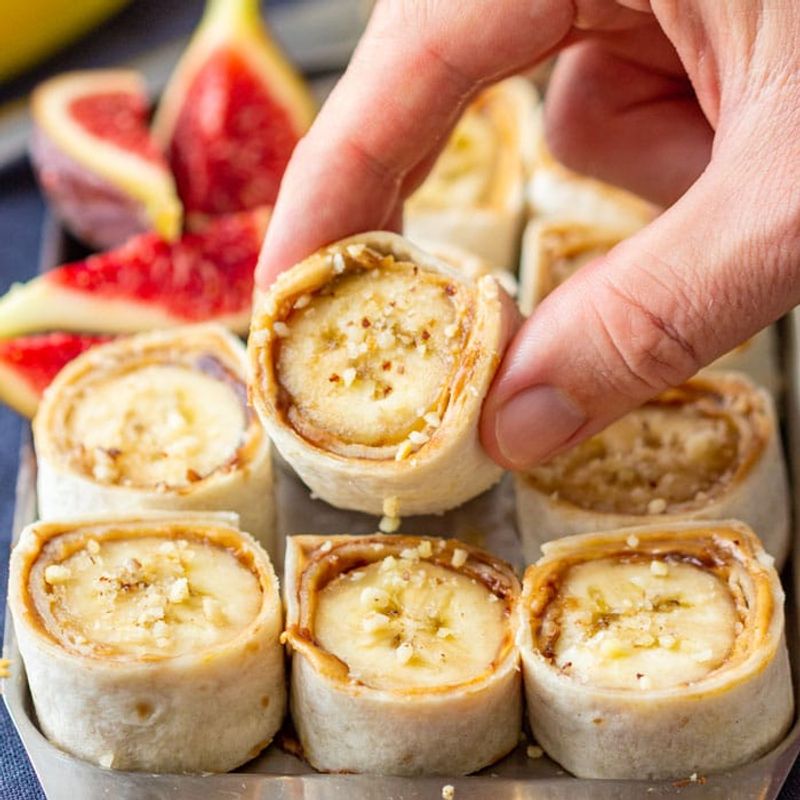 Peanut Butter & Banana Wraps