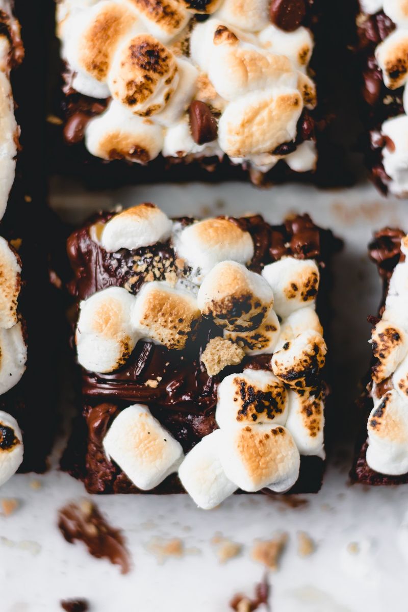 Toasted Marshmallow Brownies