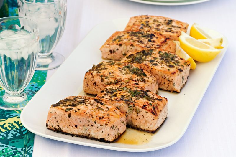 Lemon-Herb Grilled Salmon