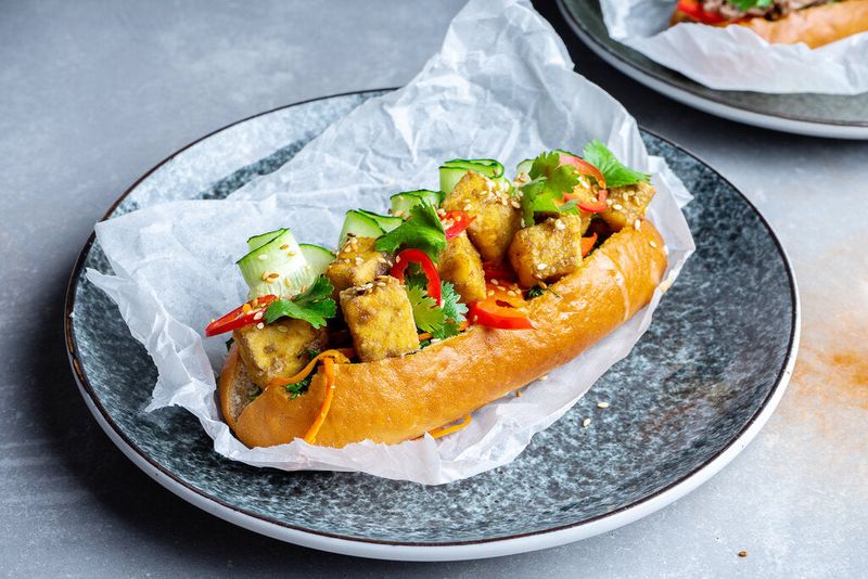 Tofu Banh Mi Sandwiches