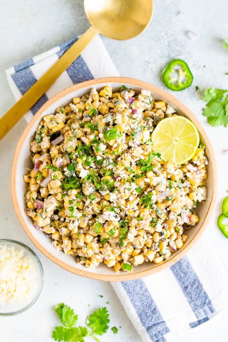 Elote-Inspired Corn Salad