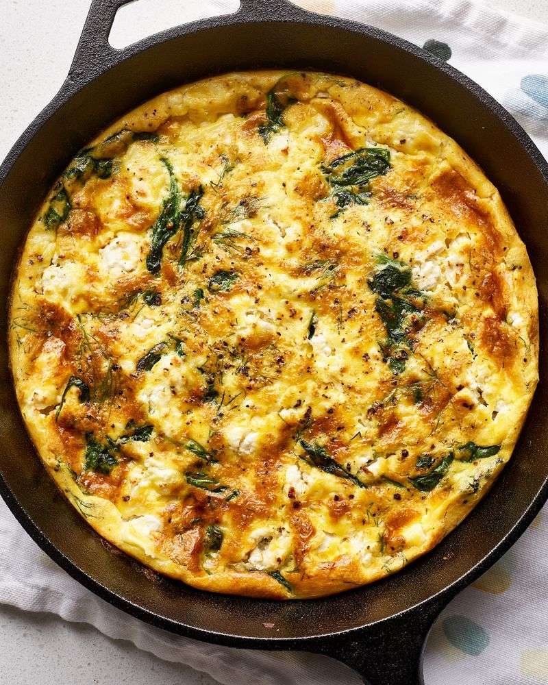 Spinach & Feta Frittata