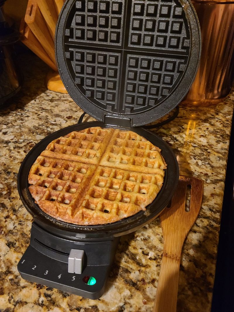 Carnivore Waffles Made with Pork Rinds and Eggs