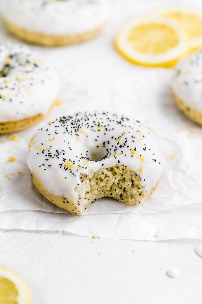 Lemon Poppyseed Donut