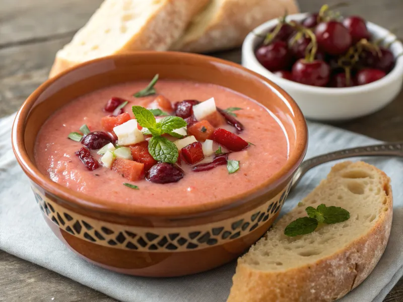 Spanish Cherry Gazpacho
