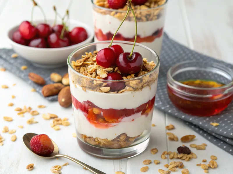 Cherry Yogurt Parfait
