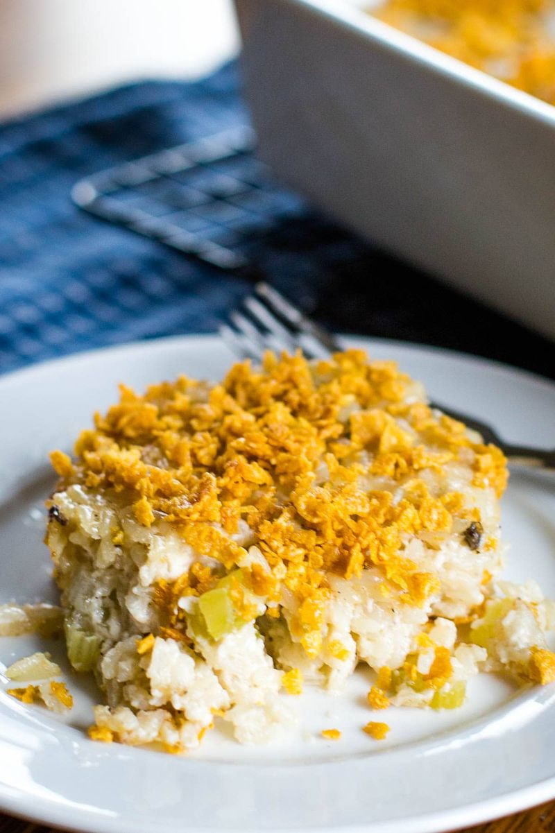 Cornflake-Topped Chicken Bake