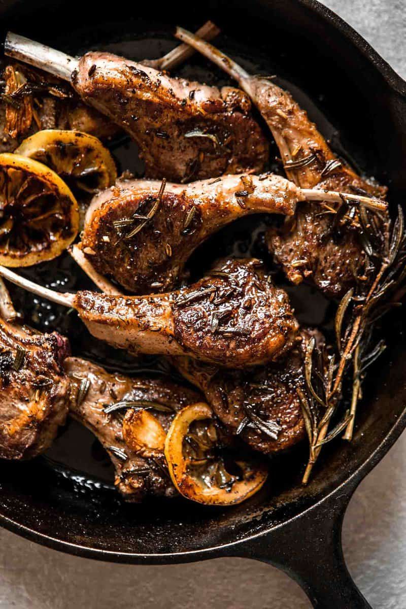 Pan-Seared Lamb Chops