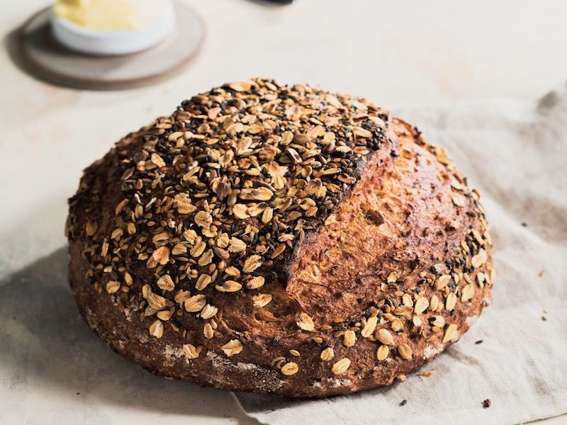Five-Grain, Four-Hour, Three-Proofing Artisan Bread