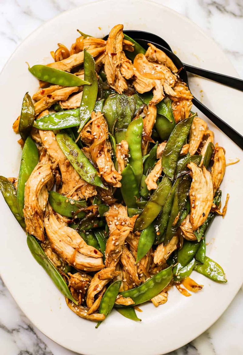 Chicken & Pea Shoot Stir-Fry