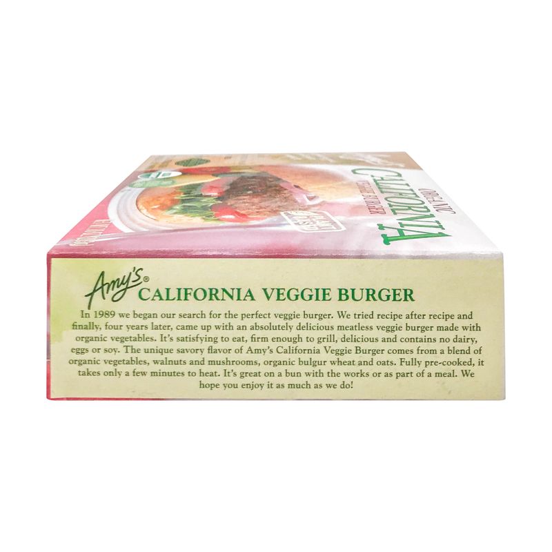 Amy’s California Veggie Burger