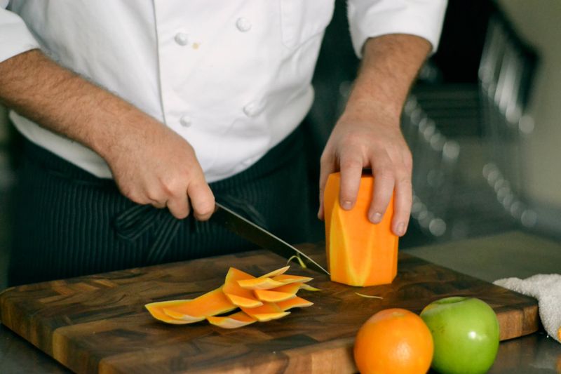 Chopping Without a Flat Surface