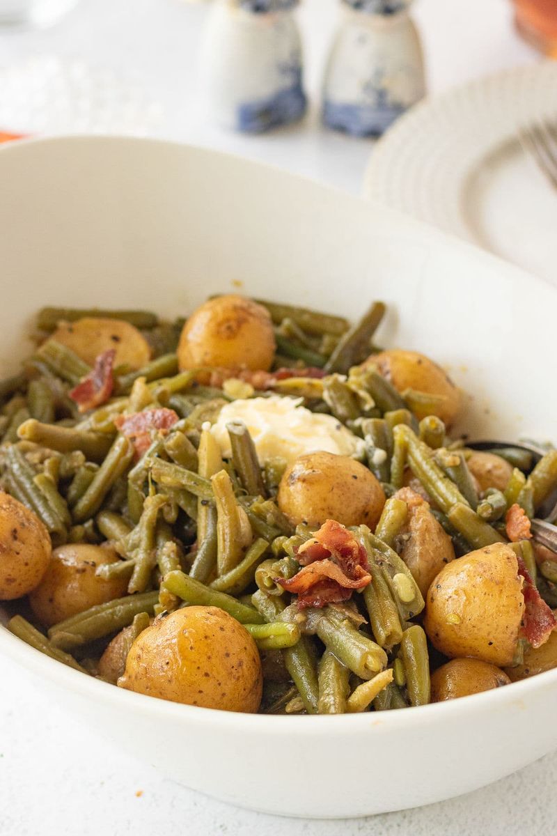 Potato and Green Bean Skillet