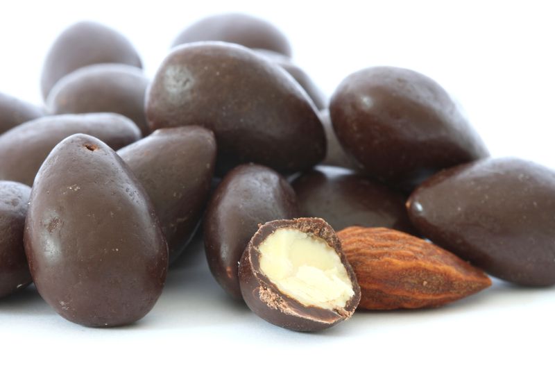 Dark Chocolate-Covered Almonds