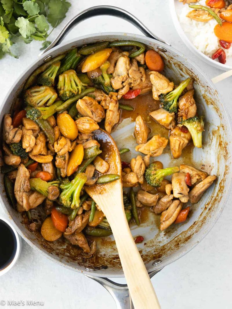 Basic Chicken Stir-Fry with Frozen Veggies