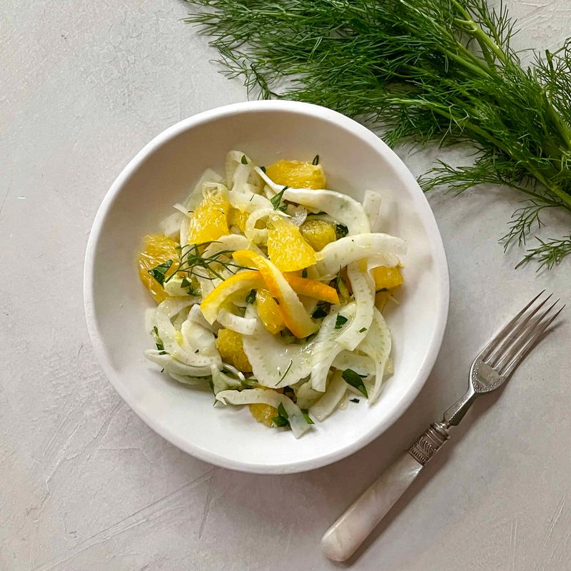 Shaved Fennel and Citrus Slaw