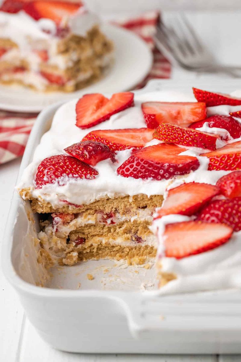 Strawberry Icebox Cake