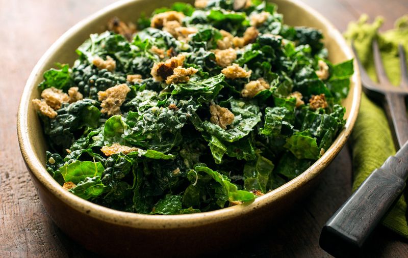 Raw Kale and Apple Cider Vinegar Overload