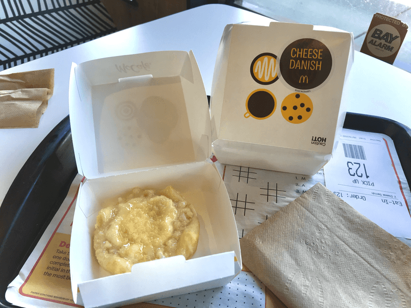 Cheese Danish (Breakfast Bakery Item)