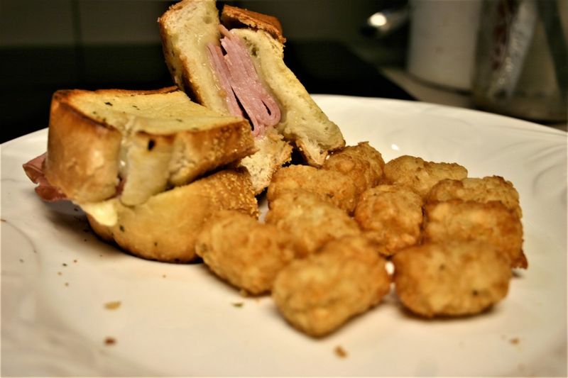 Iowa – Ham, Egg, and Cheddar Melt on Texas Toast