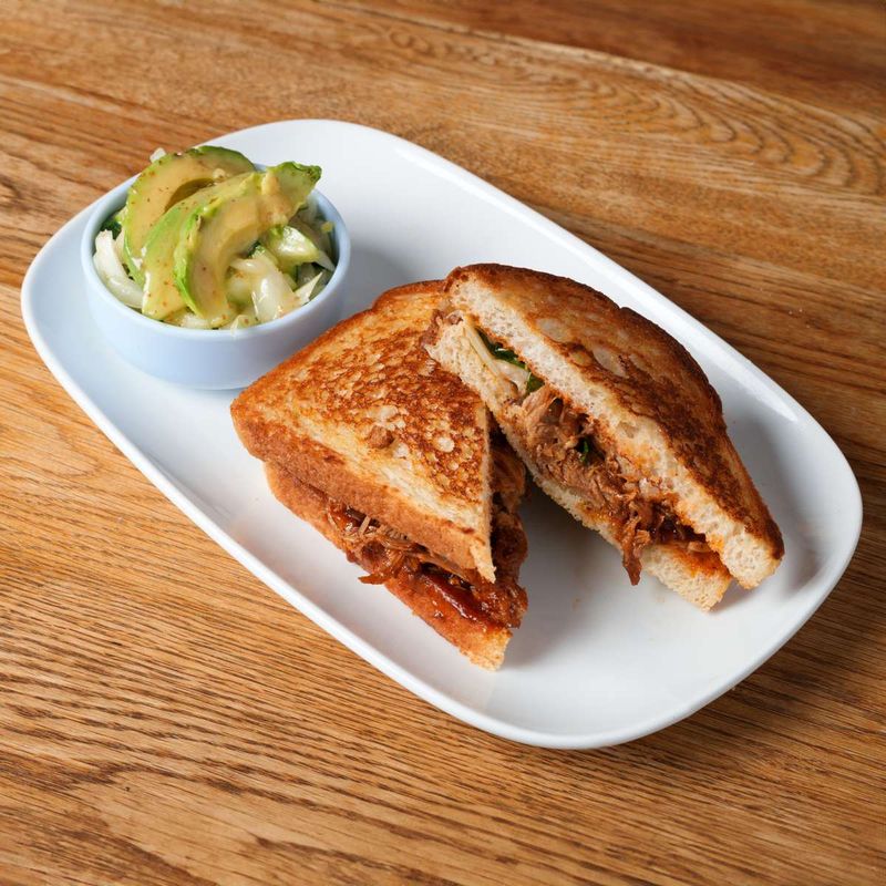 Kansas – BBQ Pork Grilled Cheese