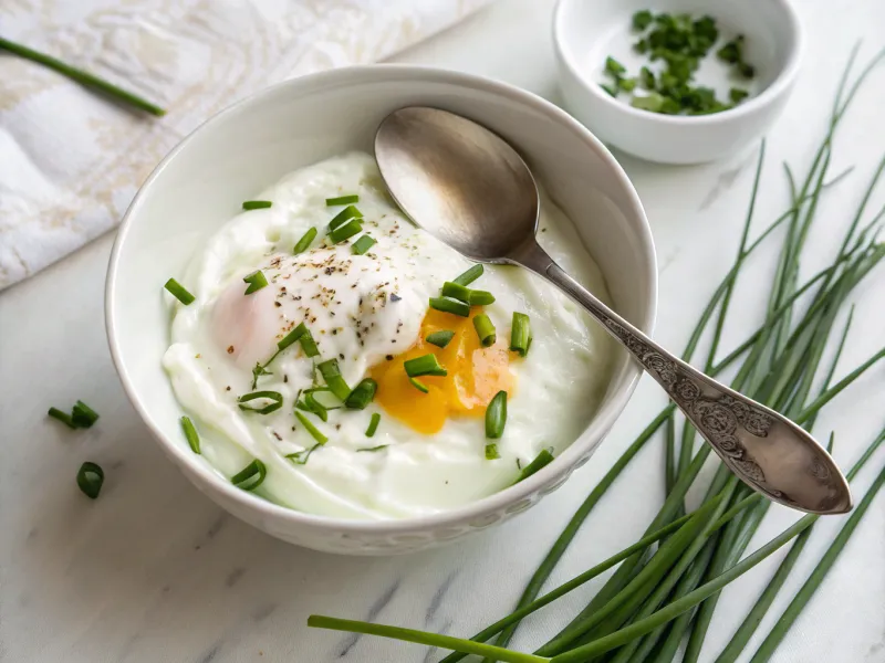 Greek Yogurt and Egg Breakfast Bowl