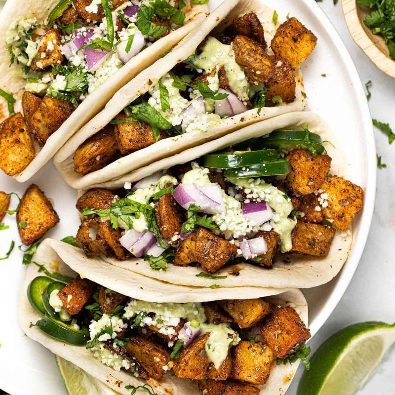Savory Potato Tacos