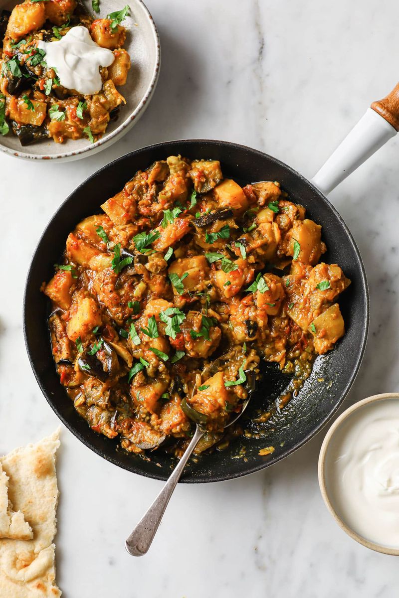 Eggplant and Potato Curry