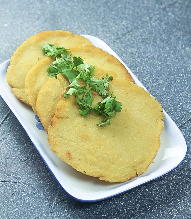 Latin American Arepas (Cheese-Stuffed)