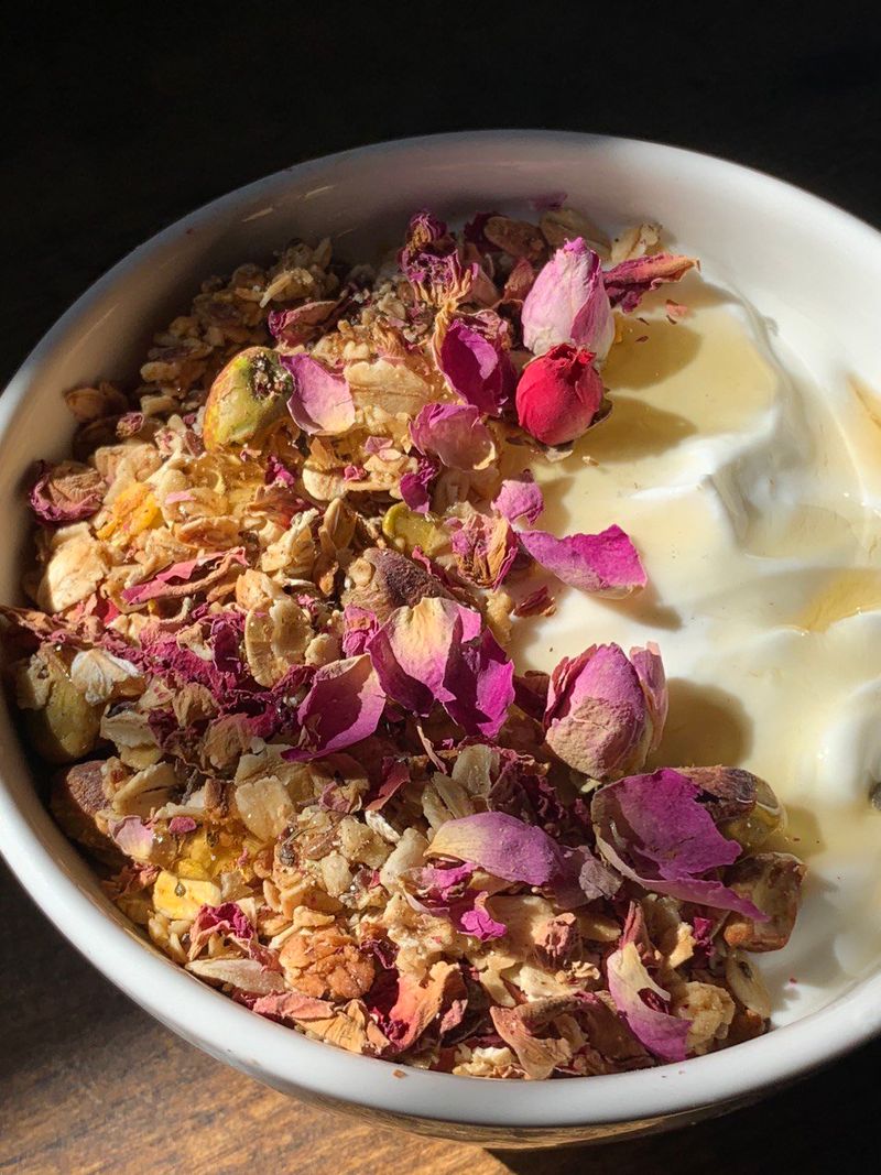 Rosewater Pistachio Granola