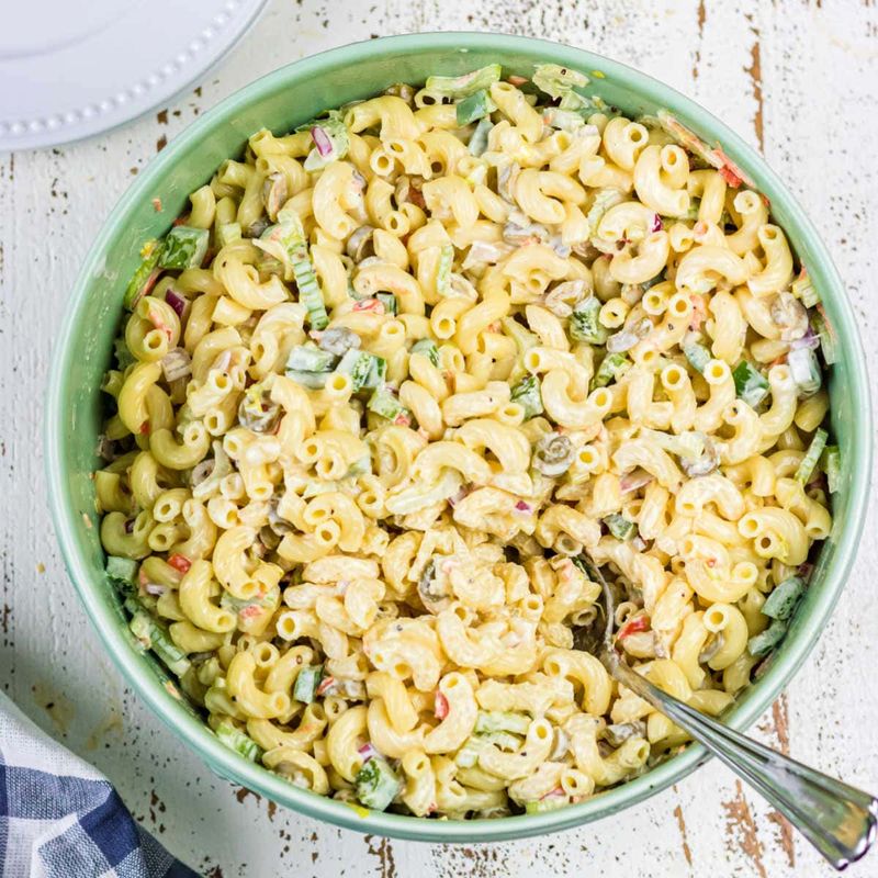 Macaroni Salad with Too Much Mayo