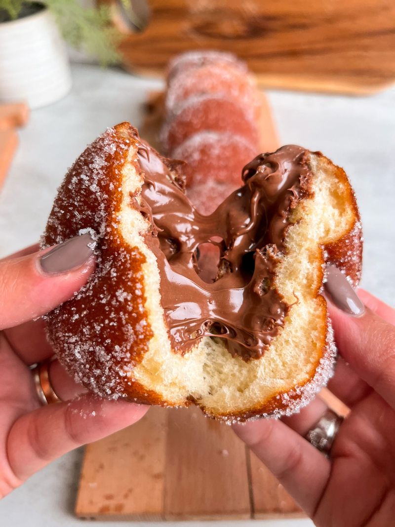 Nutella-Stuffed Donuts