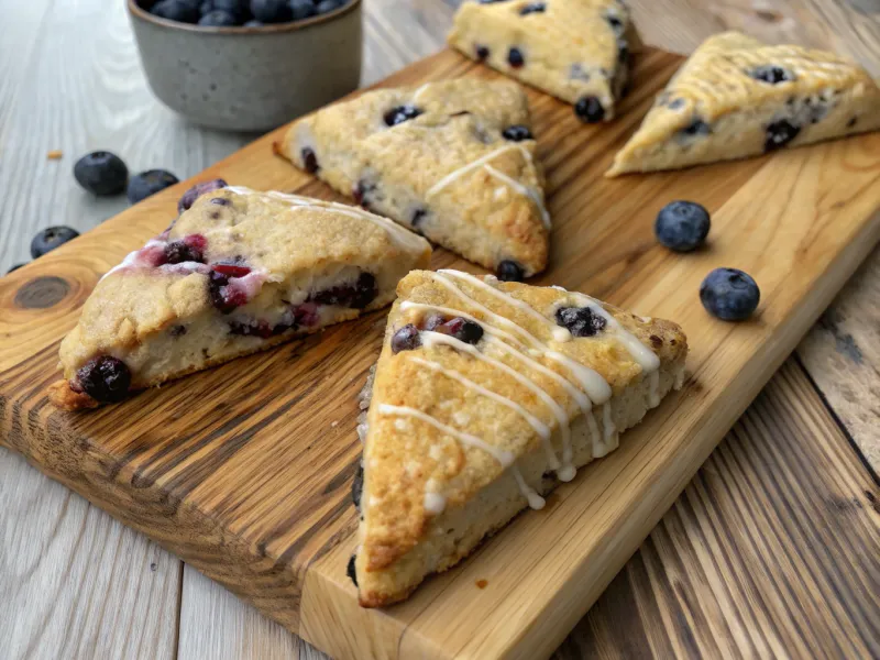 Lemon Blueberry Scones