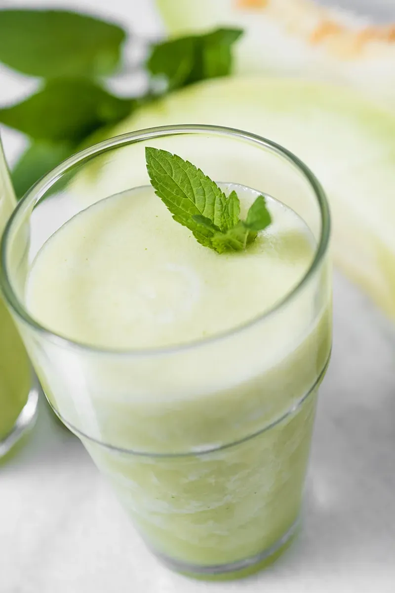 Cucumber Mint Melon Smoothie