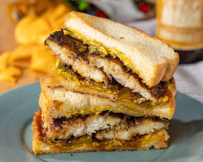 Louisiana – Andouille & Pepper Jack Grilled Cheese