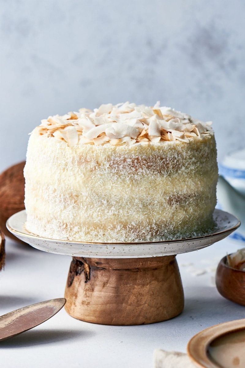Coconut Flour Vanilla Cake