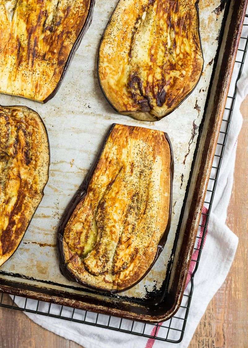 Eggplant “Bread” for Grilled Cheese